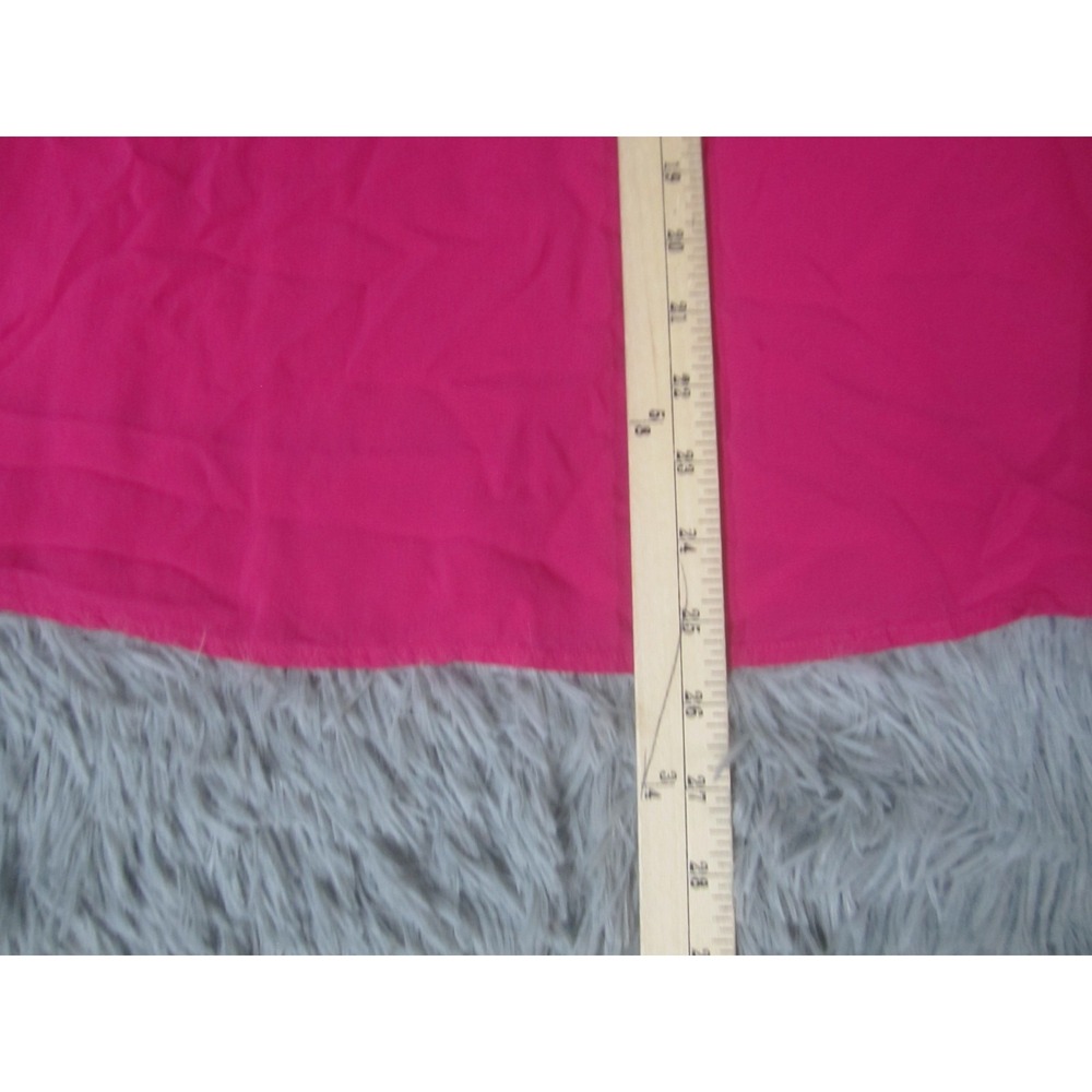 Cato Womens Shirt XL Long Sleeve Pink Casual Loose Fit Tie Neck Embroidered - Picture 8 of 9